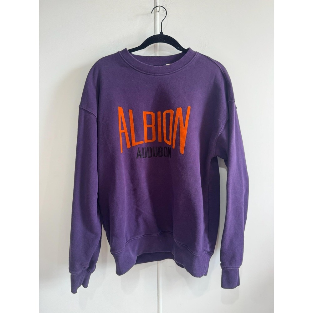 Levi's Gold Tab Sweatshirt Mens XS Purple Albion Audubon Fleece Crewneck